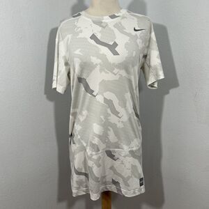 Nike Dri Fit Shirt Youth Pro Combat‎ Camo Compression Activewear
